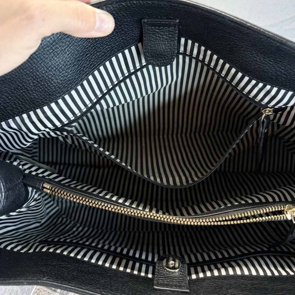 Kate Spade New York Henderson Street Maryanne Pebbled Leather Tote Bag bow *Read